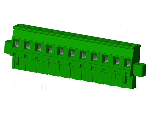 Connector: ontkoppelbare terminal strip; stekker; vrouwelijk Connector: ontkoppelbare terminal strip; stekker; vrouwelijk